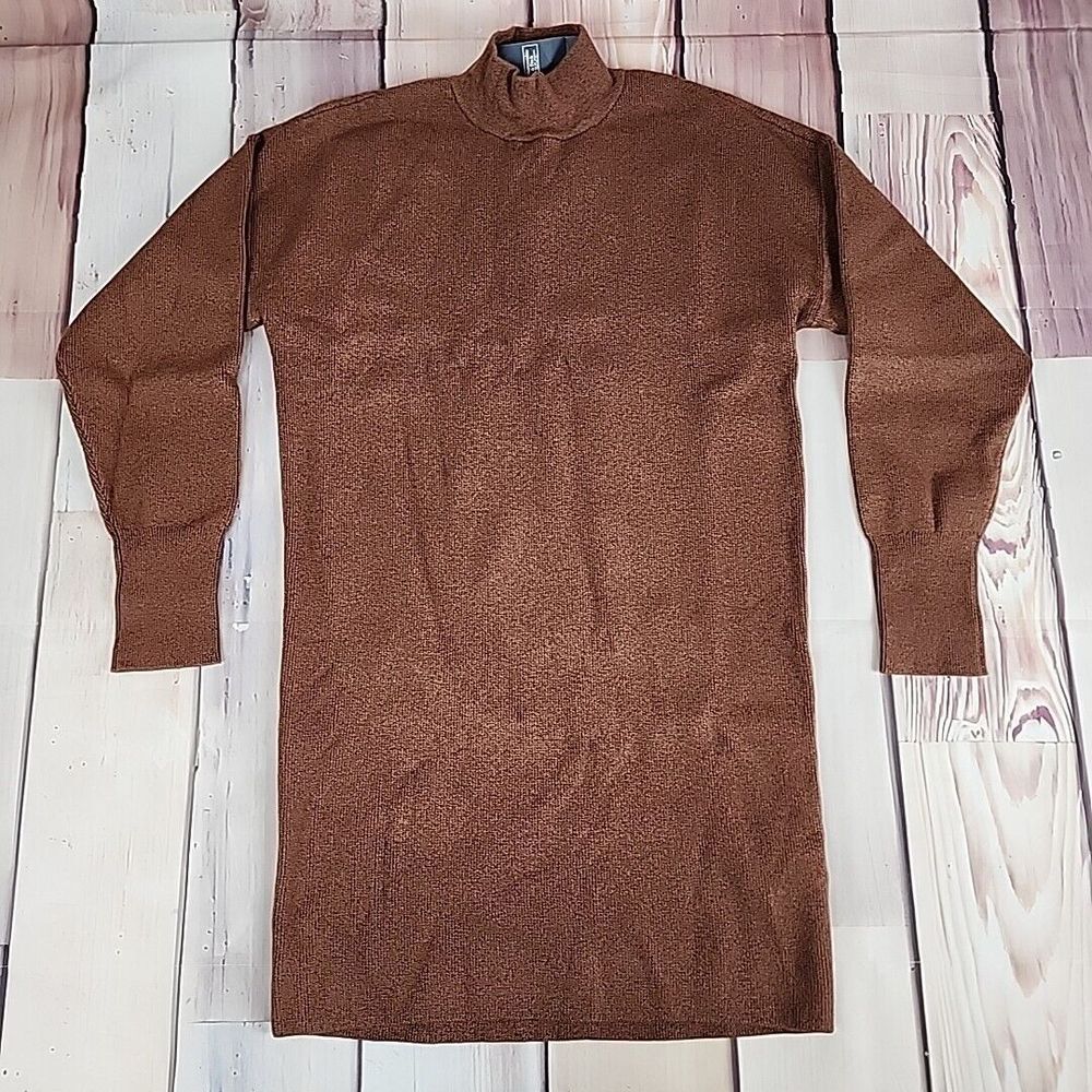 Ambercrombie‎ Fitch XS Soft A&F Collection Brown Sweatshirt Dress Warm Stretchy